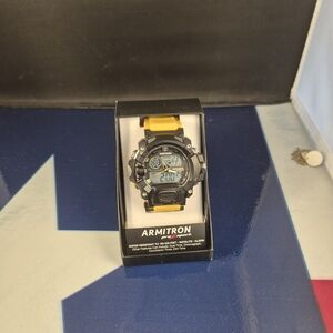 Armitron Black and Yellow Digital Watch